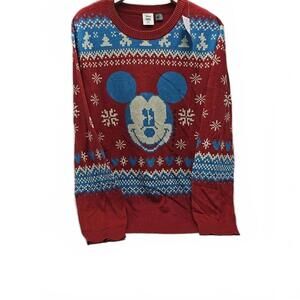 NEW Disney Celebrate Together Men's Mickey Mouse‎ Merry Christmas Sweater 2XL